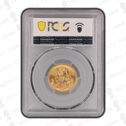 1967 Queen Elizabeth II Gold Sovereign – PCGS MS64