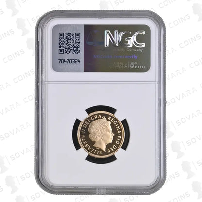 2002 Gold Proof Sovereign Golden Jubilee – NGC PF70 Ultra Cameo