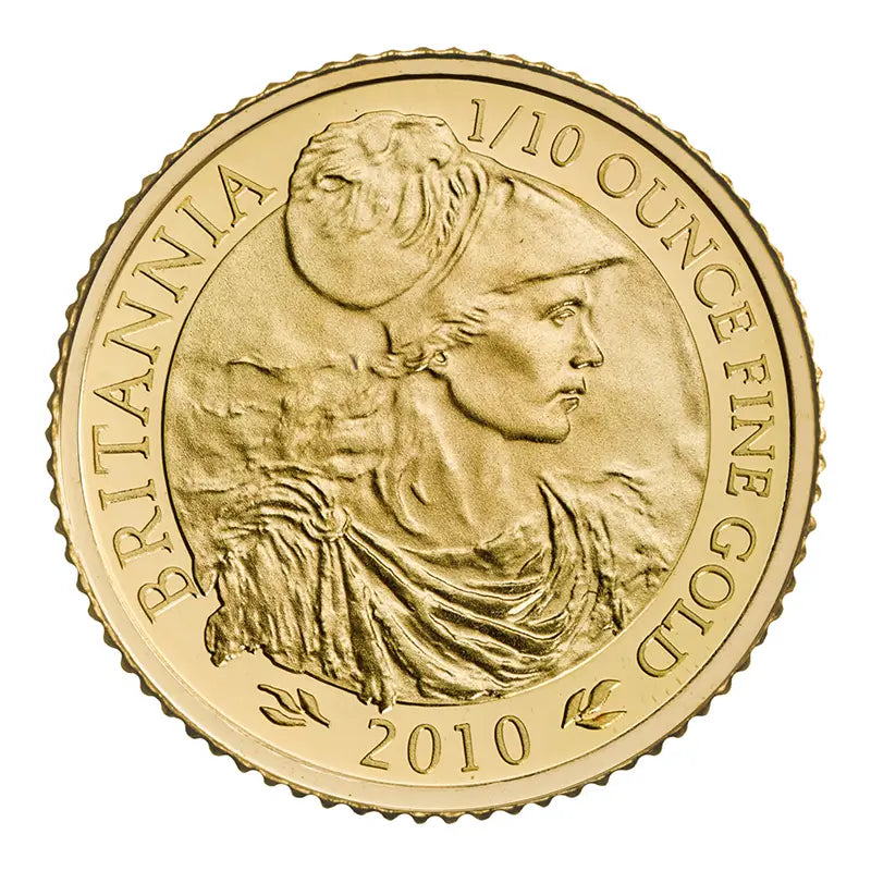 2010 UK 1/10oz Gold Britannia £10 Coin