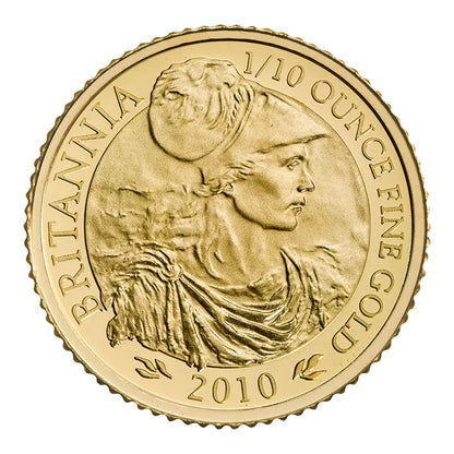 2010 UK 1/10oz Gold Britannia £10 Coin