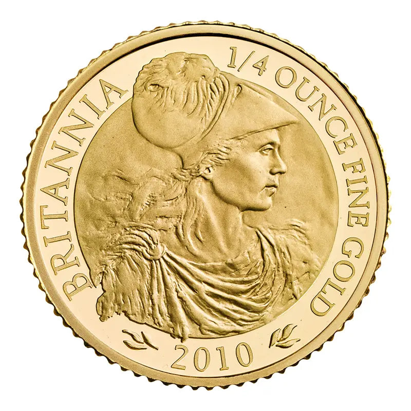 2010 UK 1/4oz Gold Proof Britannia £25 Coin