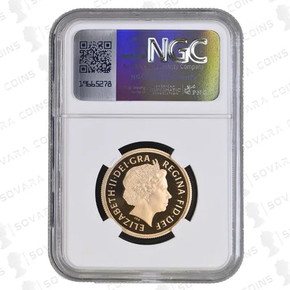 2013 Gold Proof 2 Sovereign PF70 Ultra Cameo