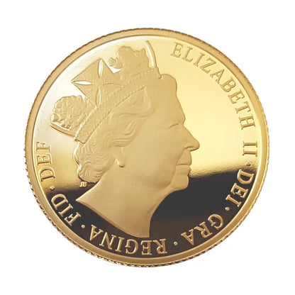 2016 Proof Half Gold Sovereign Butler Effigy