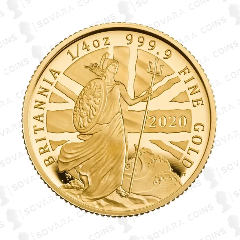 2020 Britannia £25 1/4oz Gold Proof Coin