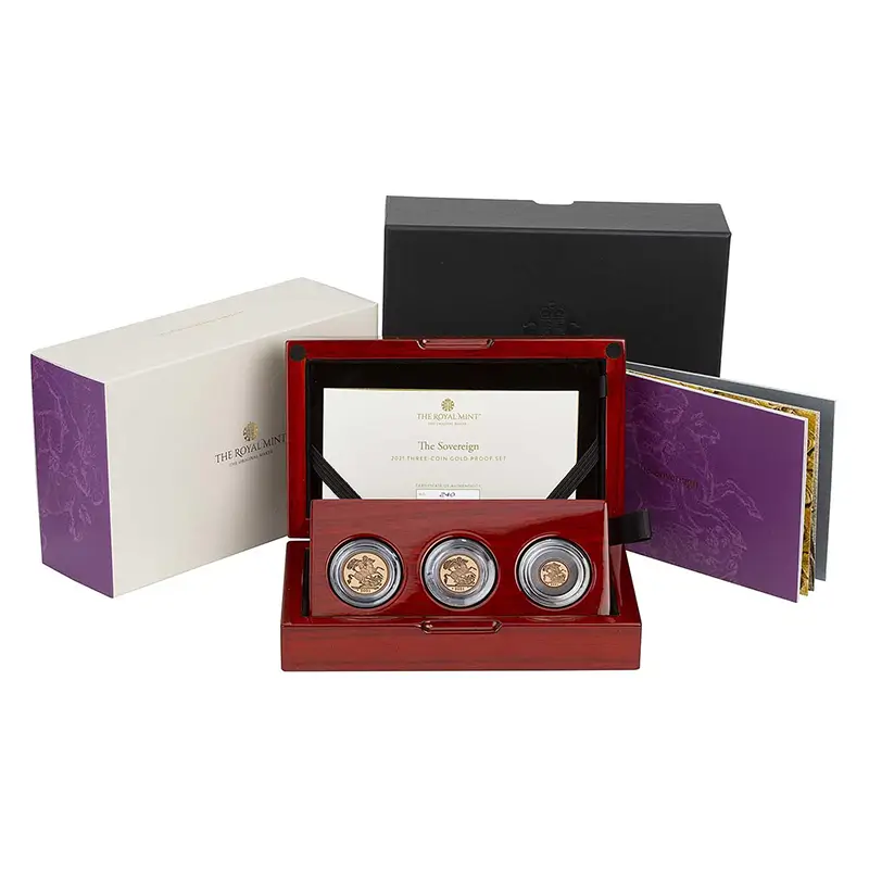 2021 Three-Coin Proof Sovereign Set 