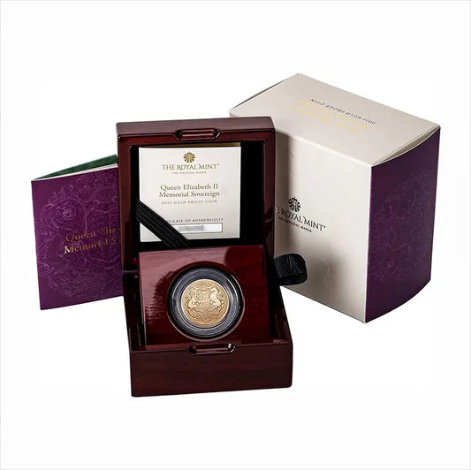 2022 Queen Elizabeth II Memorial Sovereign Gold Proof Coin 