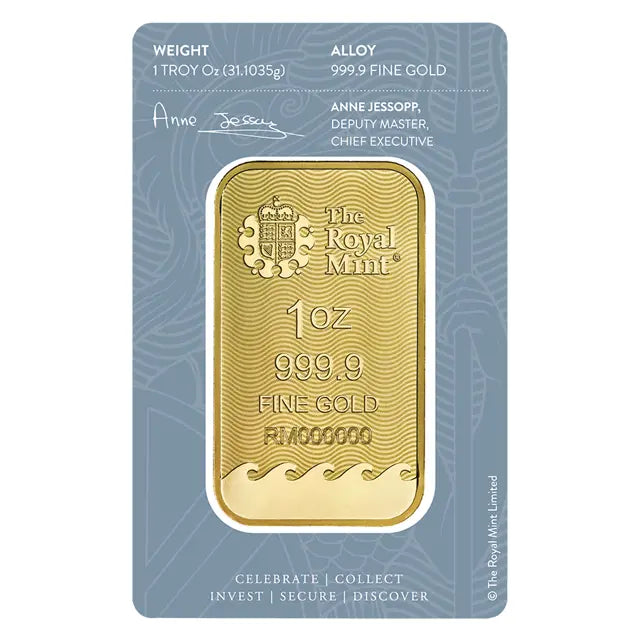 Pre-Owned 1oz Royal Mint Gold Britannia Bar