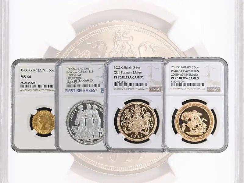 Sovara Coins specialise in buying and selling graded coins.