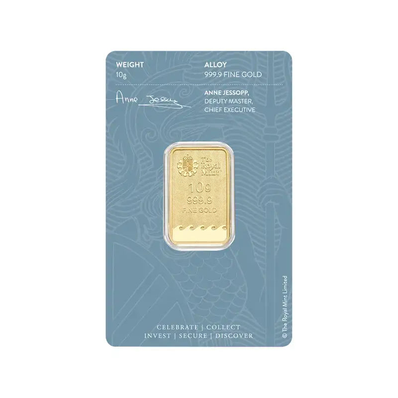 The Royal Mint Britannia 10g Gold Bar