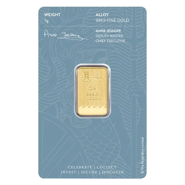 The Royal Mint Britannia 5g Gold Bar