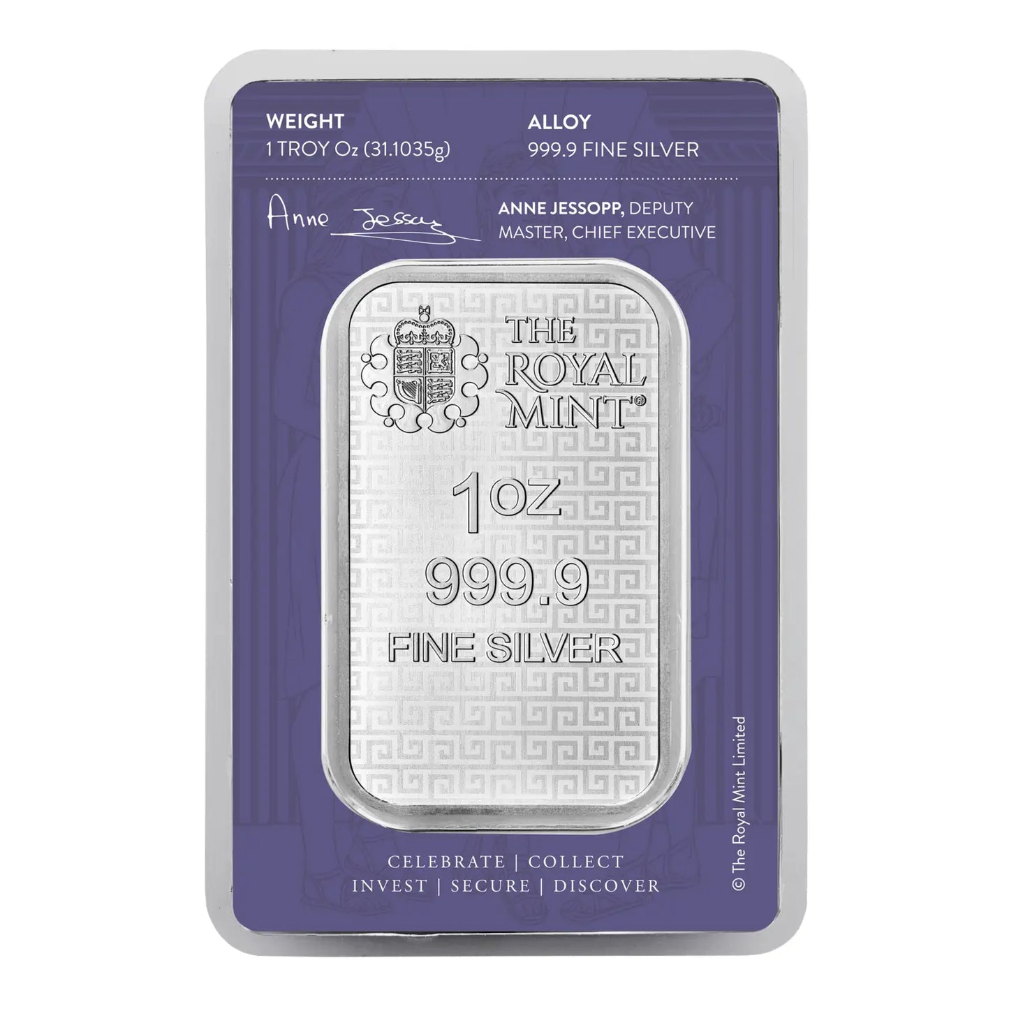 1oz Royal Mint Three Graces Silver Bar